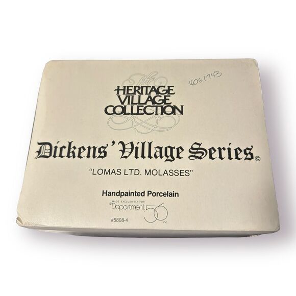 Dept 56‎ Lomas Ltd. Molasses #5808-4 Dickens Village Series The Heritage Village - Picture 2 of 12